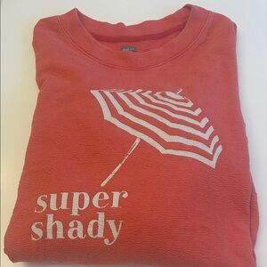 Aerie Coral Textured Sweater